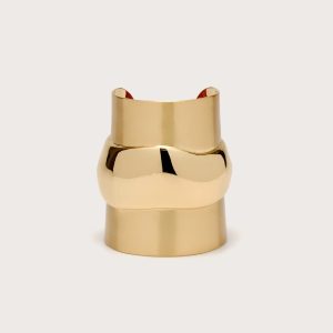 BAMBU HAND CUFF - BRUSHED BRASS