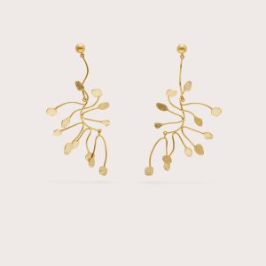 ILARIA EARRING - GOLD FOILED