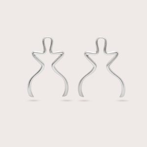 VALMA EARRING - ANTIQUE SILVER