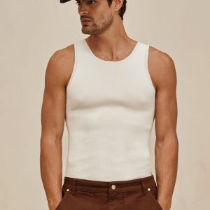 ELIOT KNIT TANK - OFF WHITE