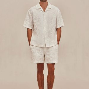 LUCIO SHORT - OFF WHITE MULTI