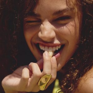 TAZIA RING - ANTIQUE BRASS