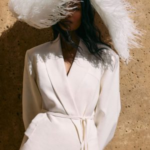 FARIM BLAZER - OFF WHITE