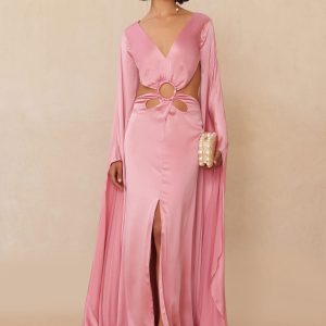 JASMIN GOWN - SHELL PINK