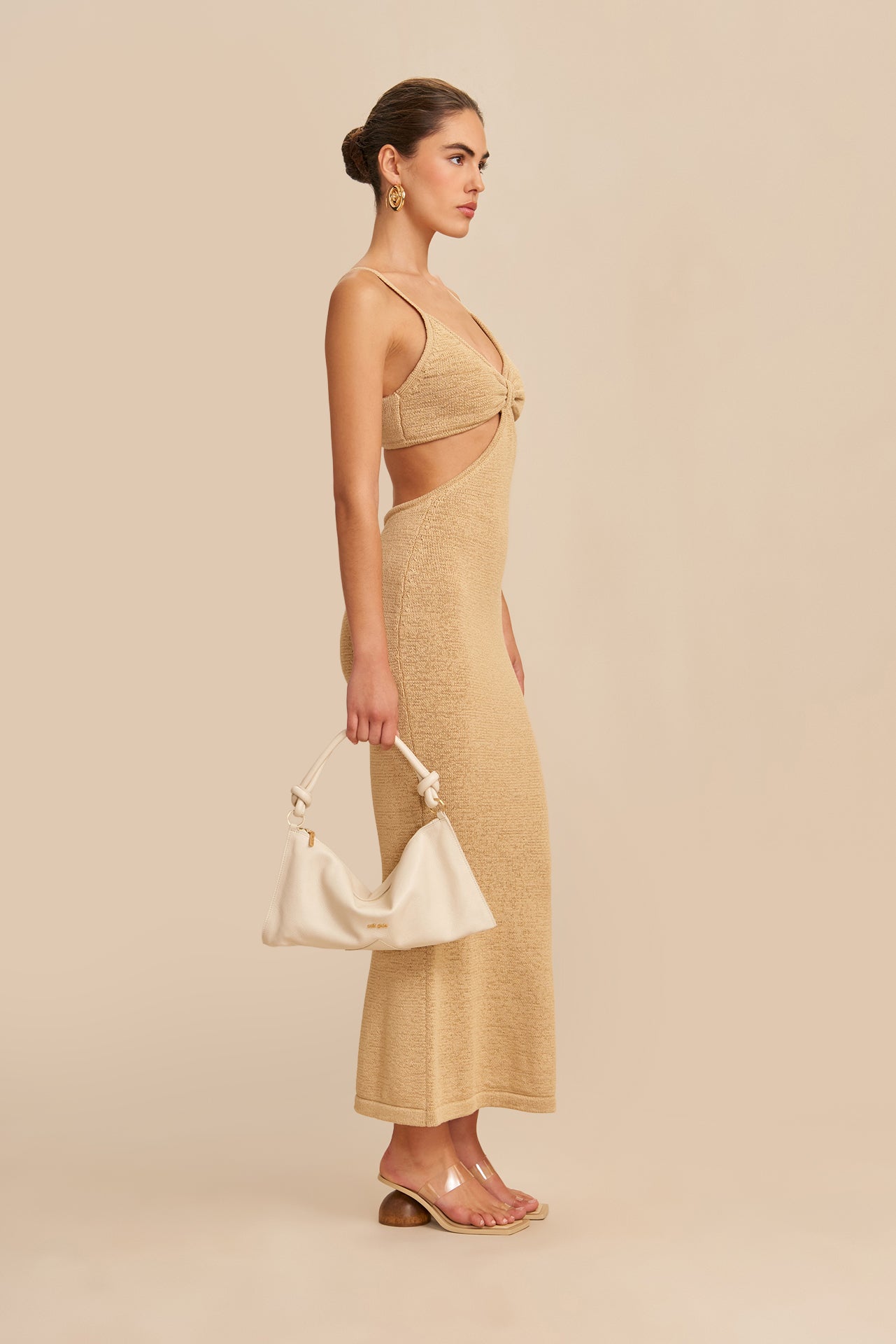 SERITA DRESS - SAND - Image 3