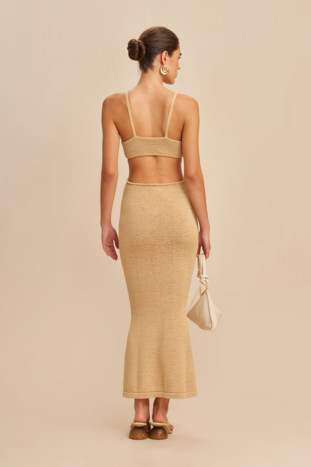 SERITA DRESS - SAND - Image 4