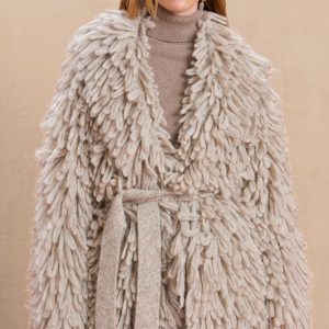 ZENDAYA KNIT CARDIGAN - FOG