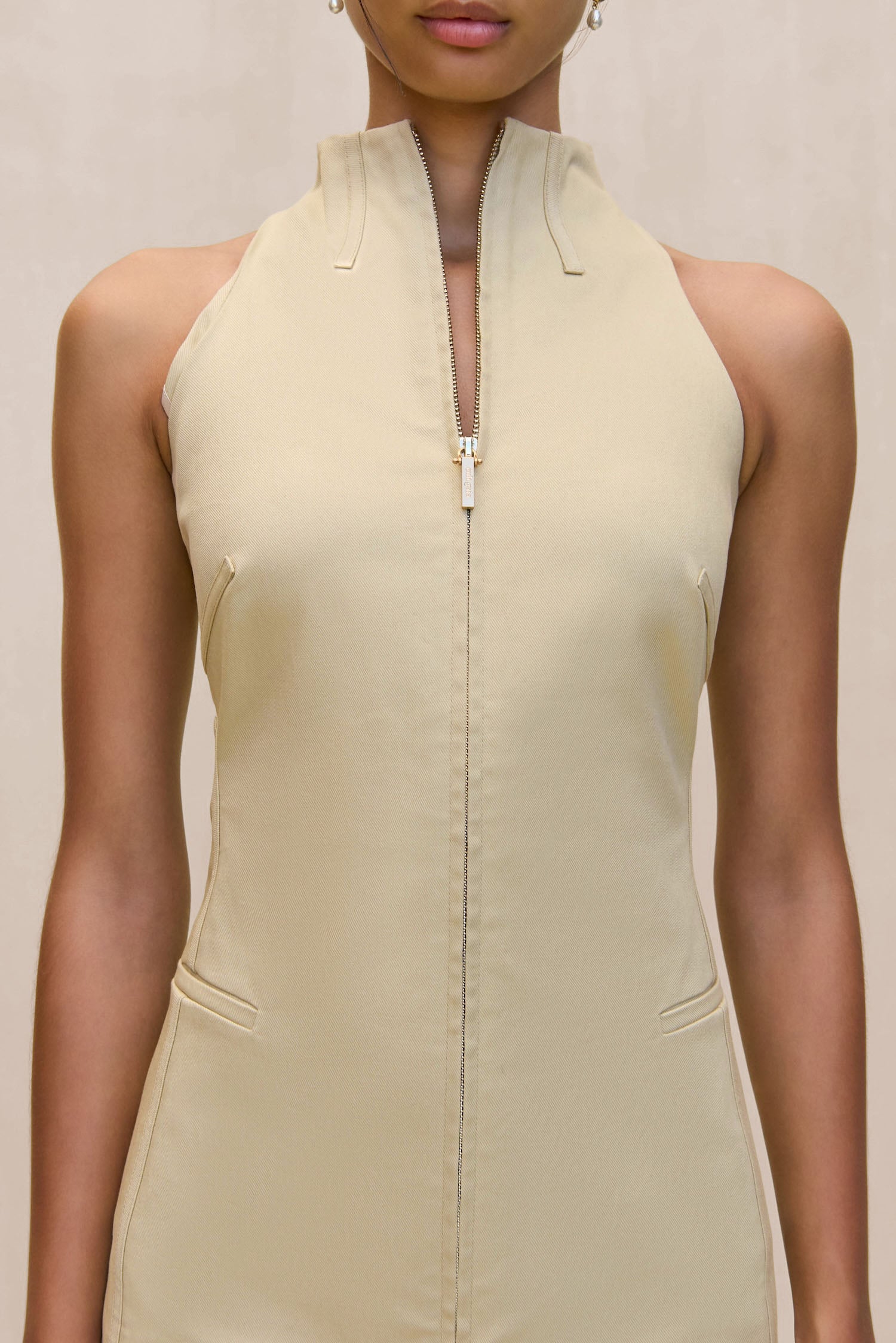 MORGEN DRESS - KHAKI