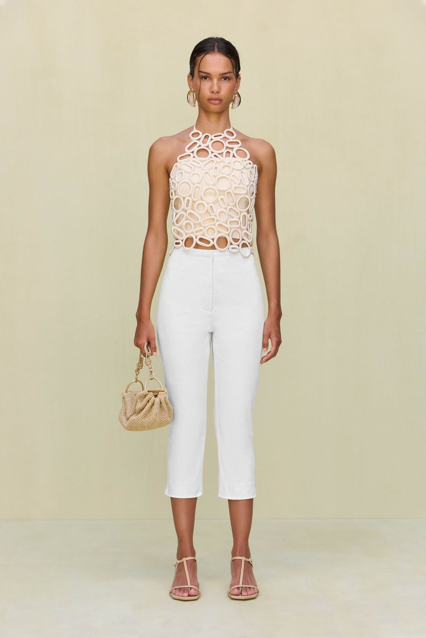 AMIR KNIT TOP - OFF WHITE - Image 3