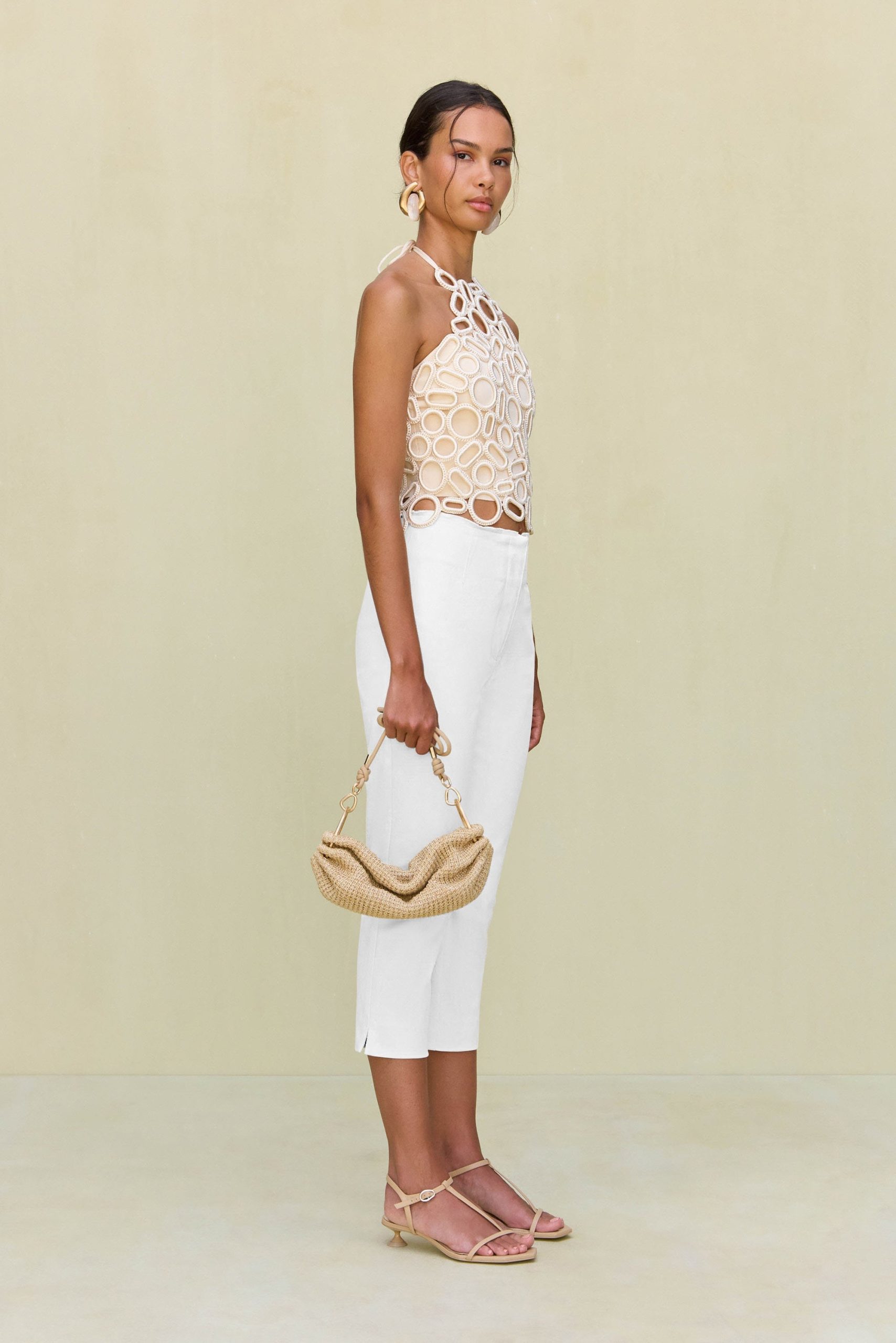 AMIR KNIT TOP - OFF WHITE - Image 4