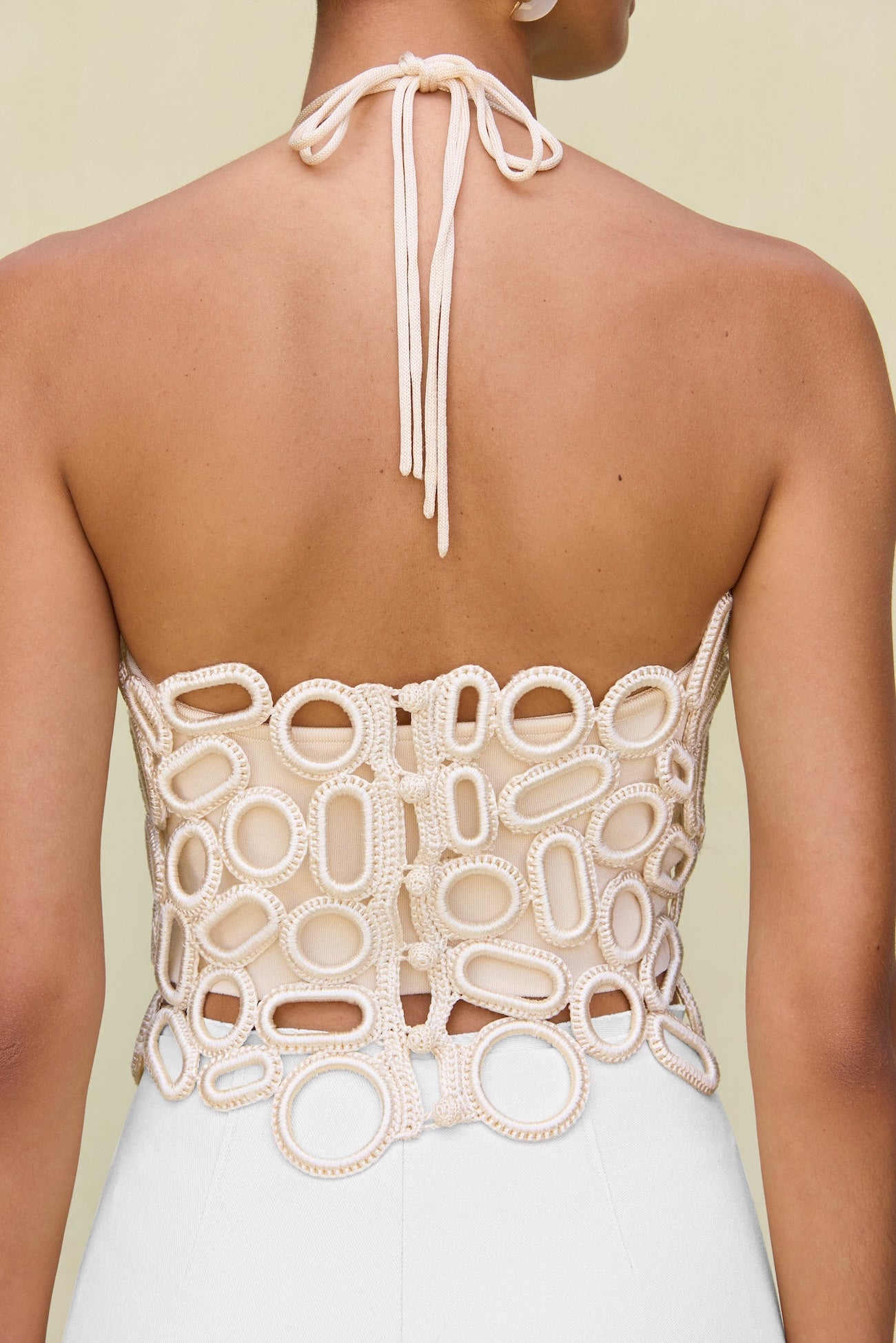 AMIR KNIT TOP - OFF WHITE - Image 2