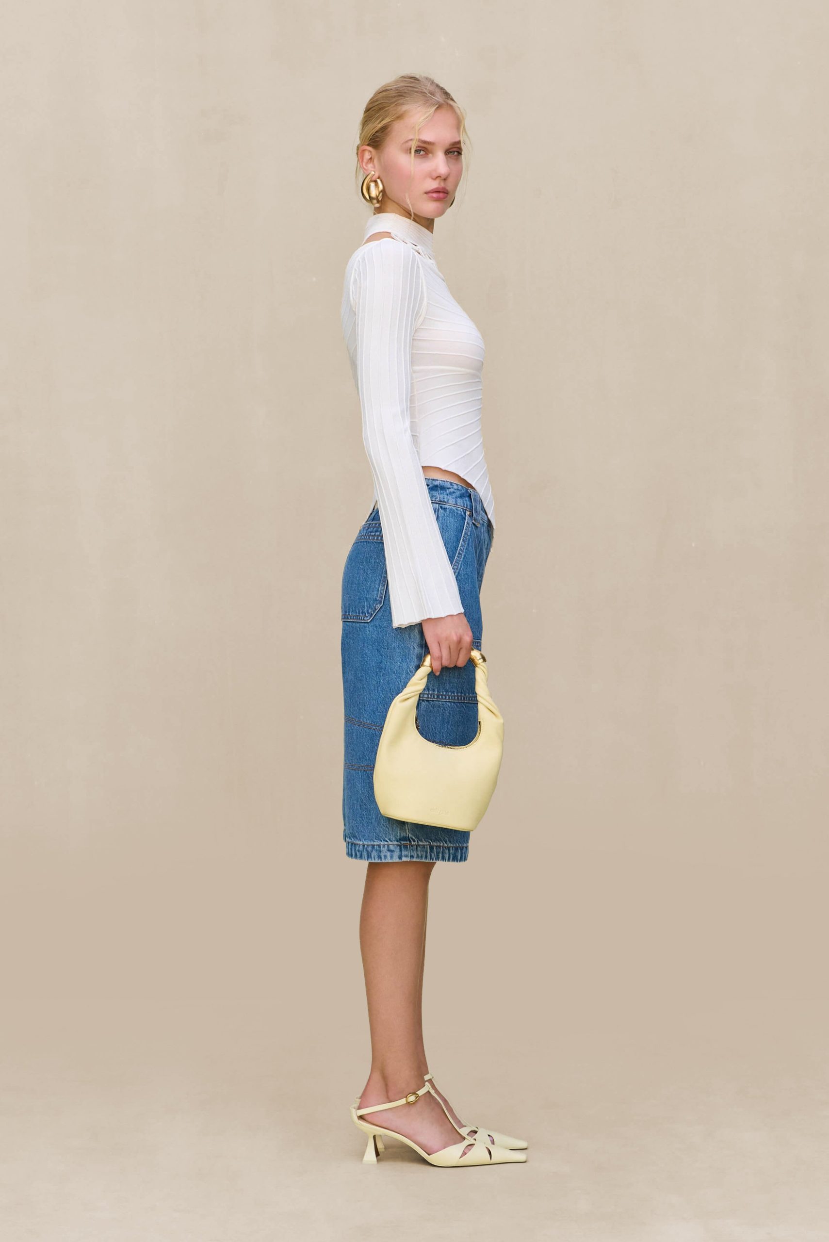 TAYLA KNIT TOP - OFF WHITE - Image 6