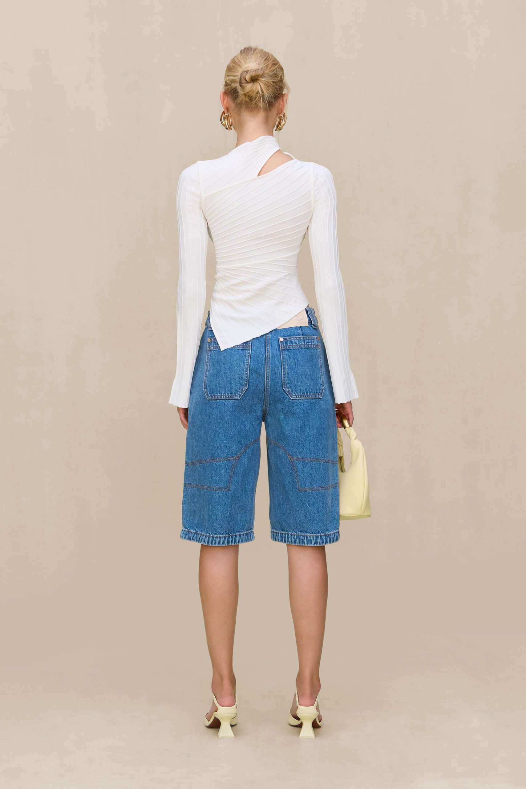 TAYLA KNIT TOP - OFF WHITE - Image 7