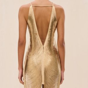MARA DRESS - LIGHT GOLD