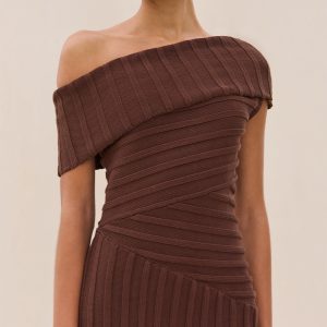 OCEANE KNIT DRESS - JAVA