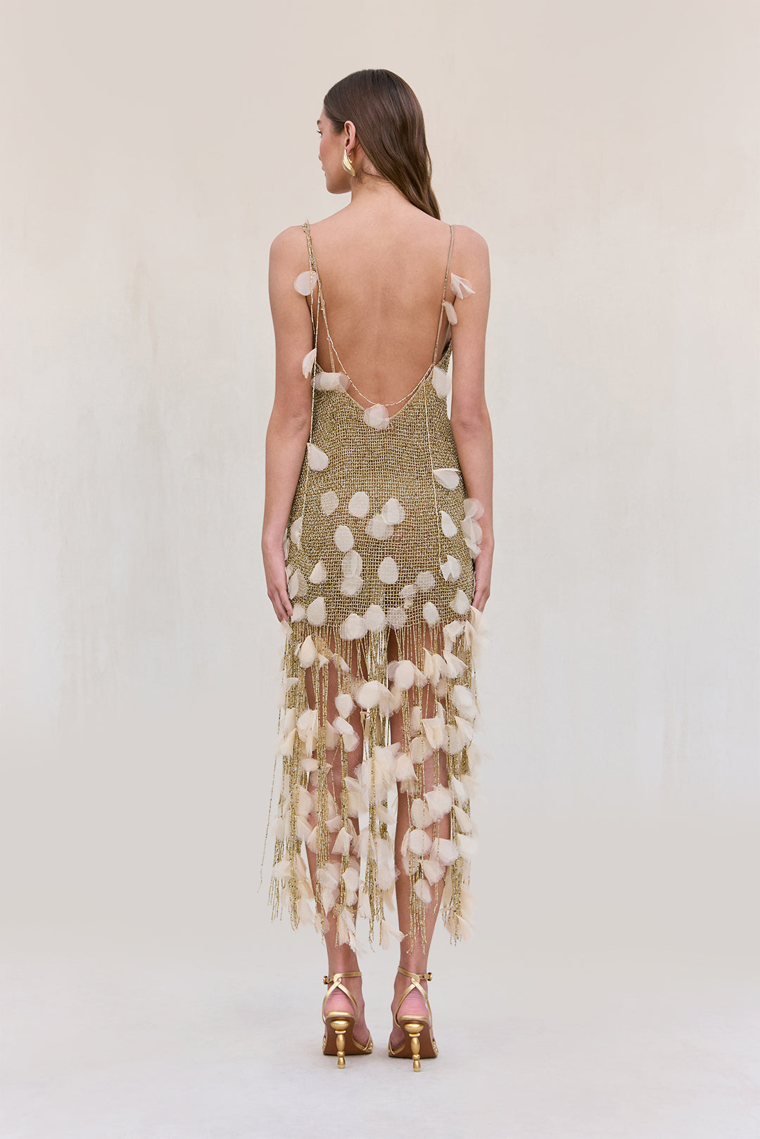 NASEEM DRESS - GOLD - Image 7
