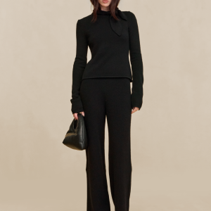 SONNY KNIT PANT - BLACK