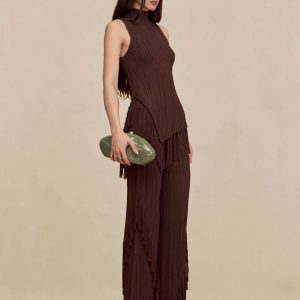 MAUDE KNIT PANT - JAVA
