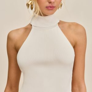 WAKE KNIT TOP - OFF WHITE