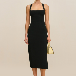 COLETTA KNIT DRESS - BLACK