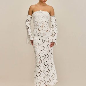 KAYLINA GOWN - OFF WHITE