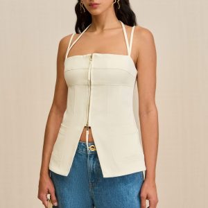 KATELLA TOP - OFF WHITE