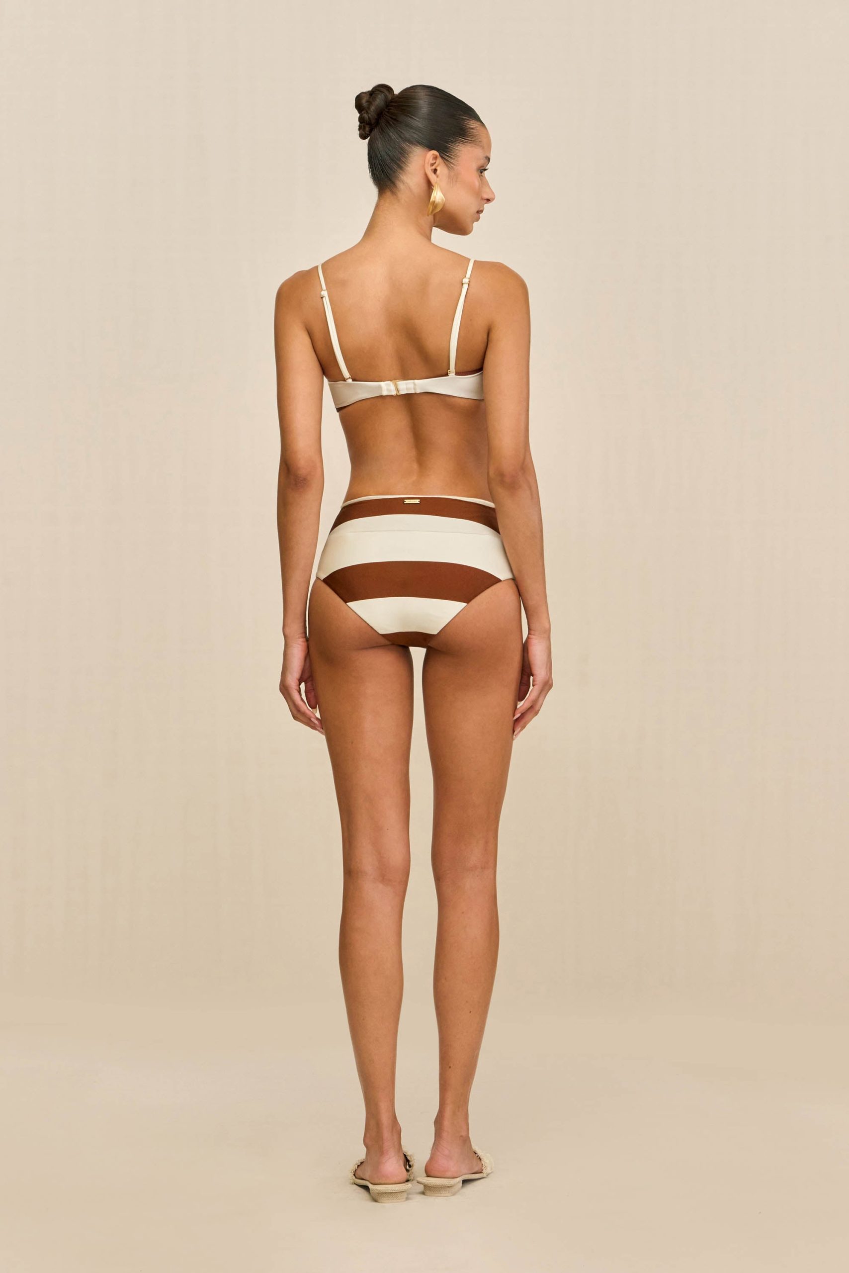 ESTRELLA BIKINI TOP - LARGE SADDLE STRIPE - Image 5
