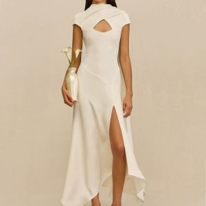 CECILY DRESS - OFF WHITE