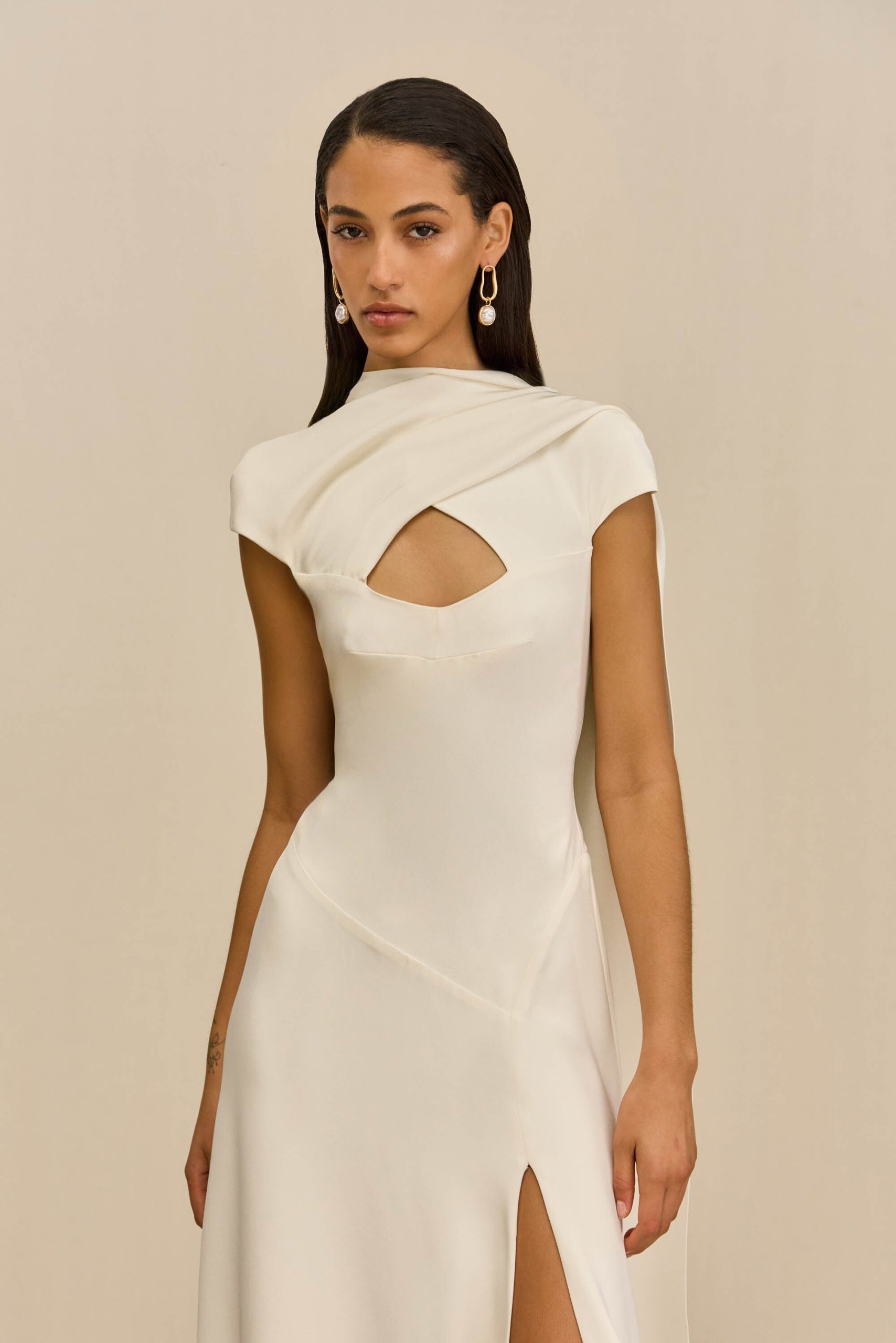 CECILY DRESS - OFF WHITE - Image 2