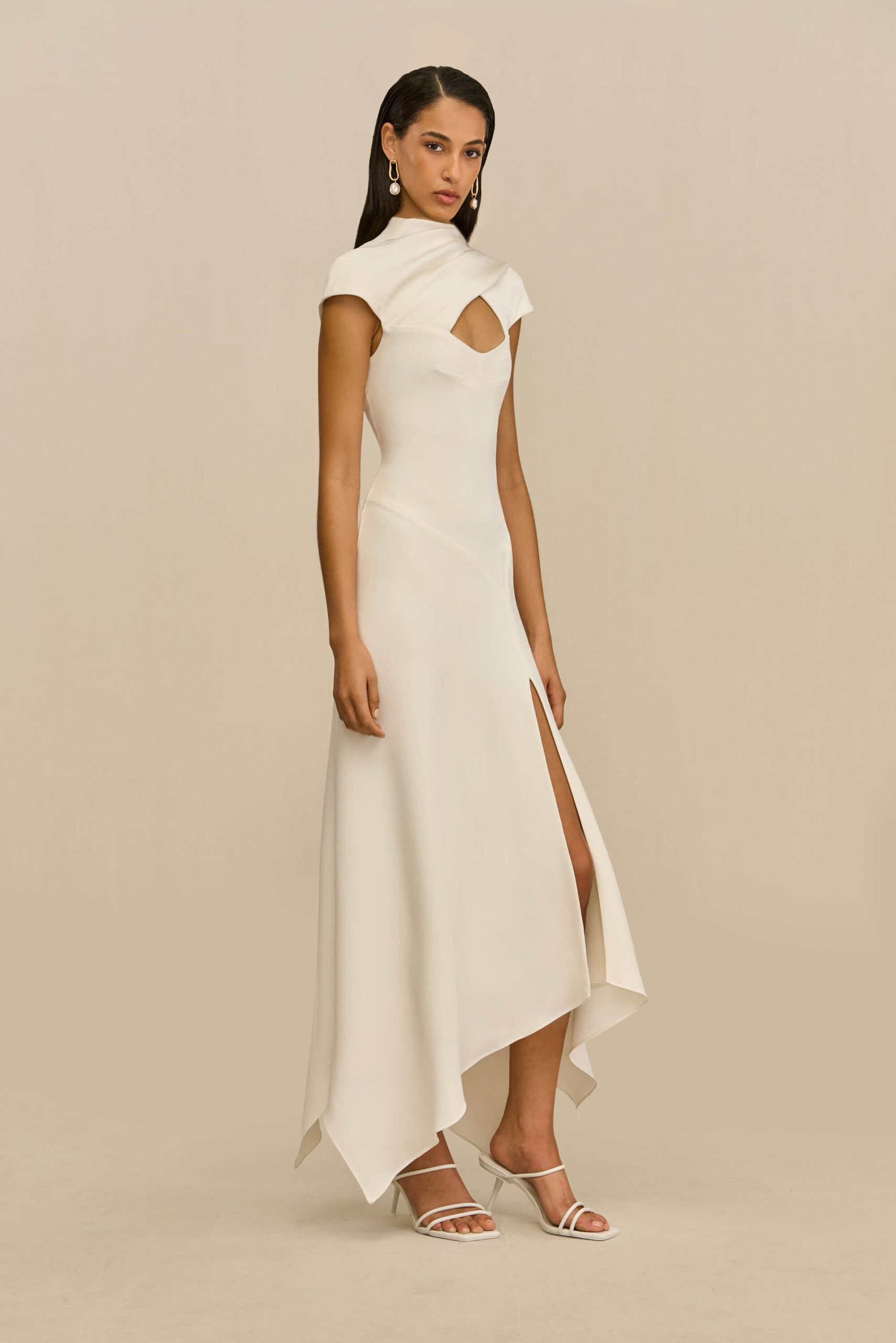 CECILY DRESS - OFF WHITE - Image 4