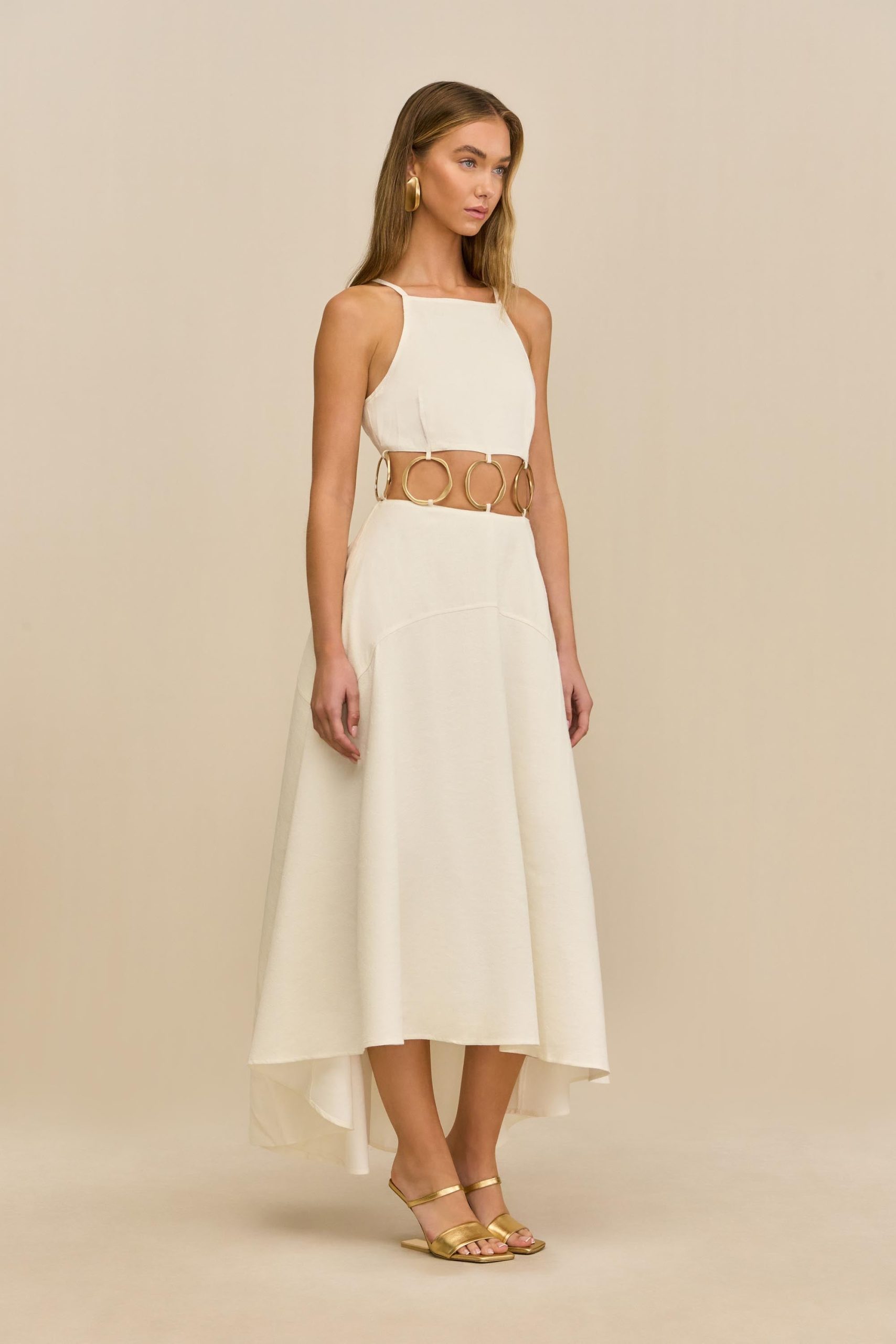 RORY DRESS - OFF WHITE - Image 4