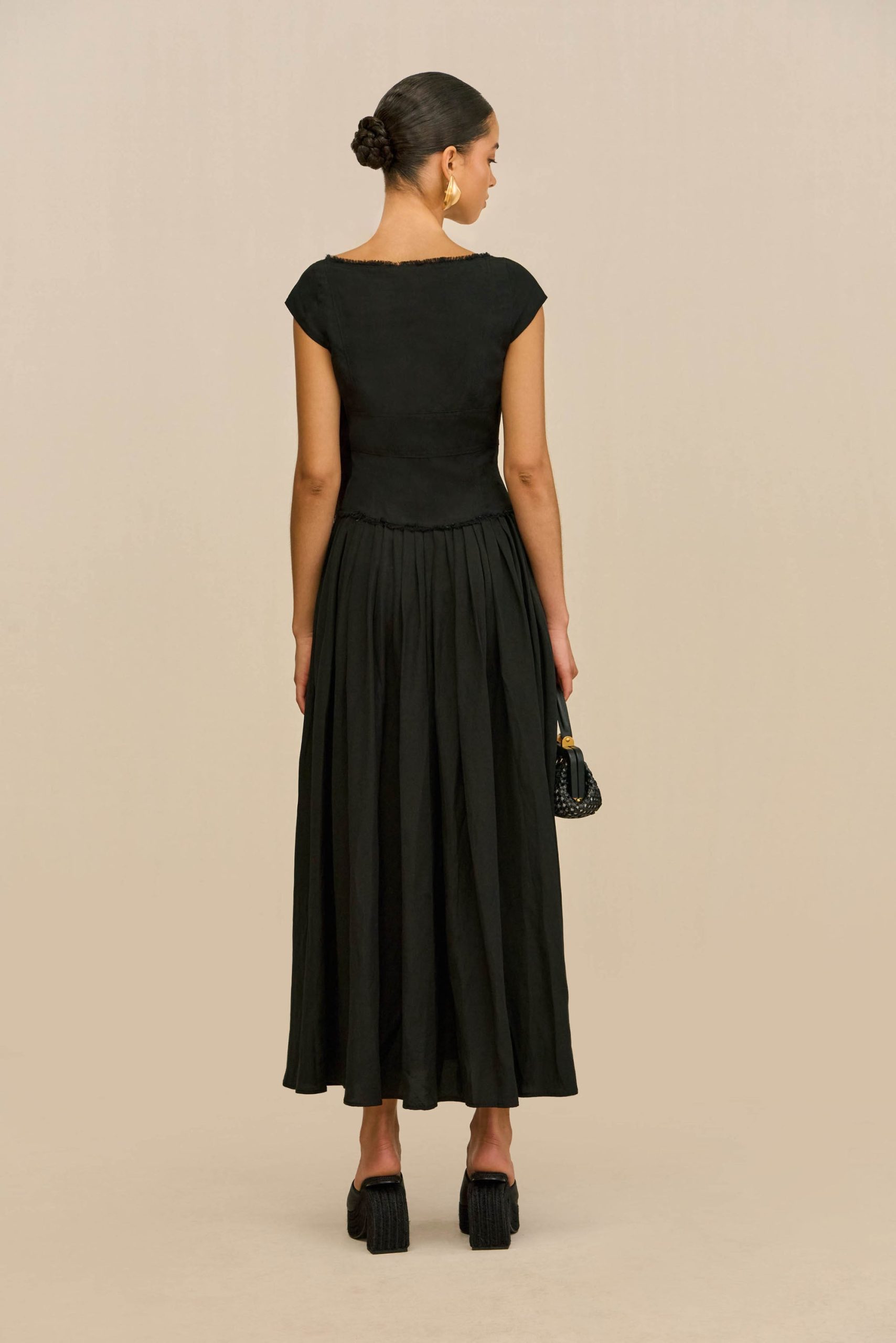 SOLSTICE DRESS - BLACK - Image 5