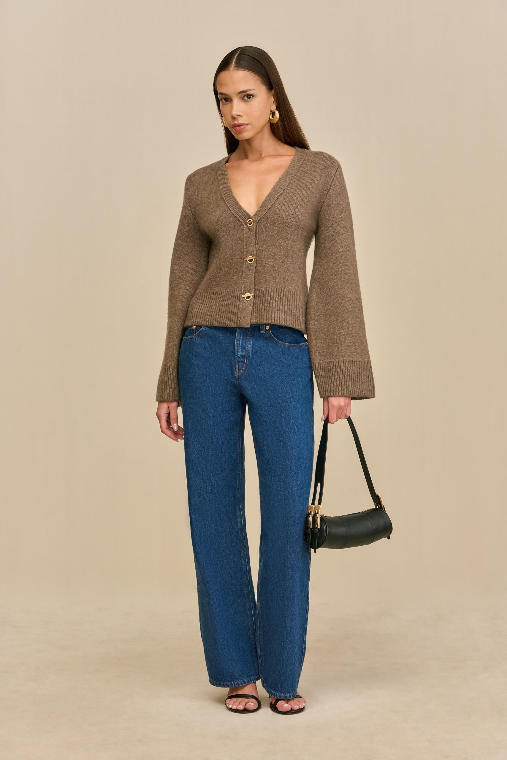 JOS CARDIGAN - OTTER - Image 4