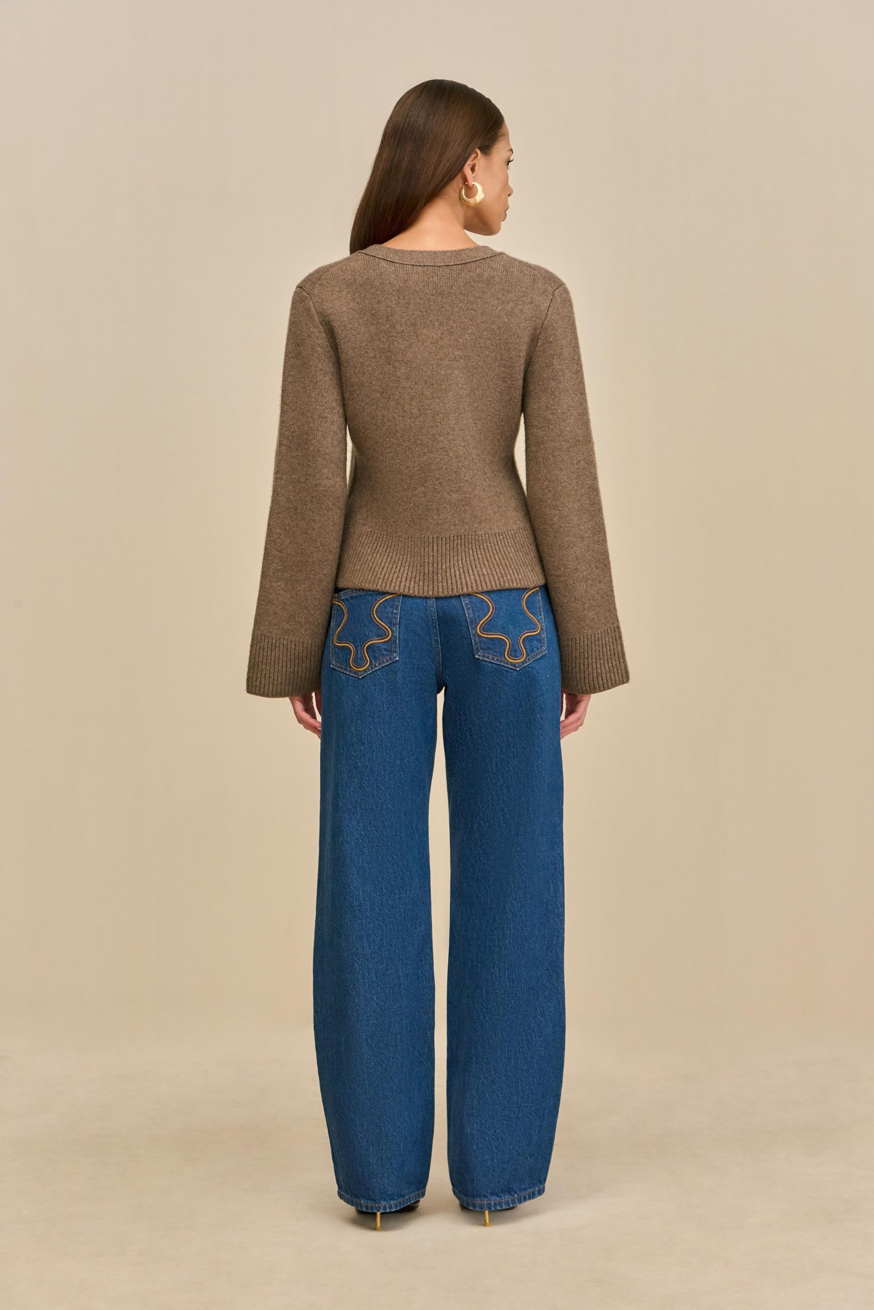 JOS CARDIGAN - OTTER - Image 7