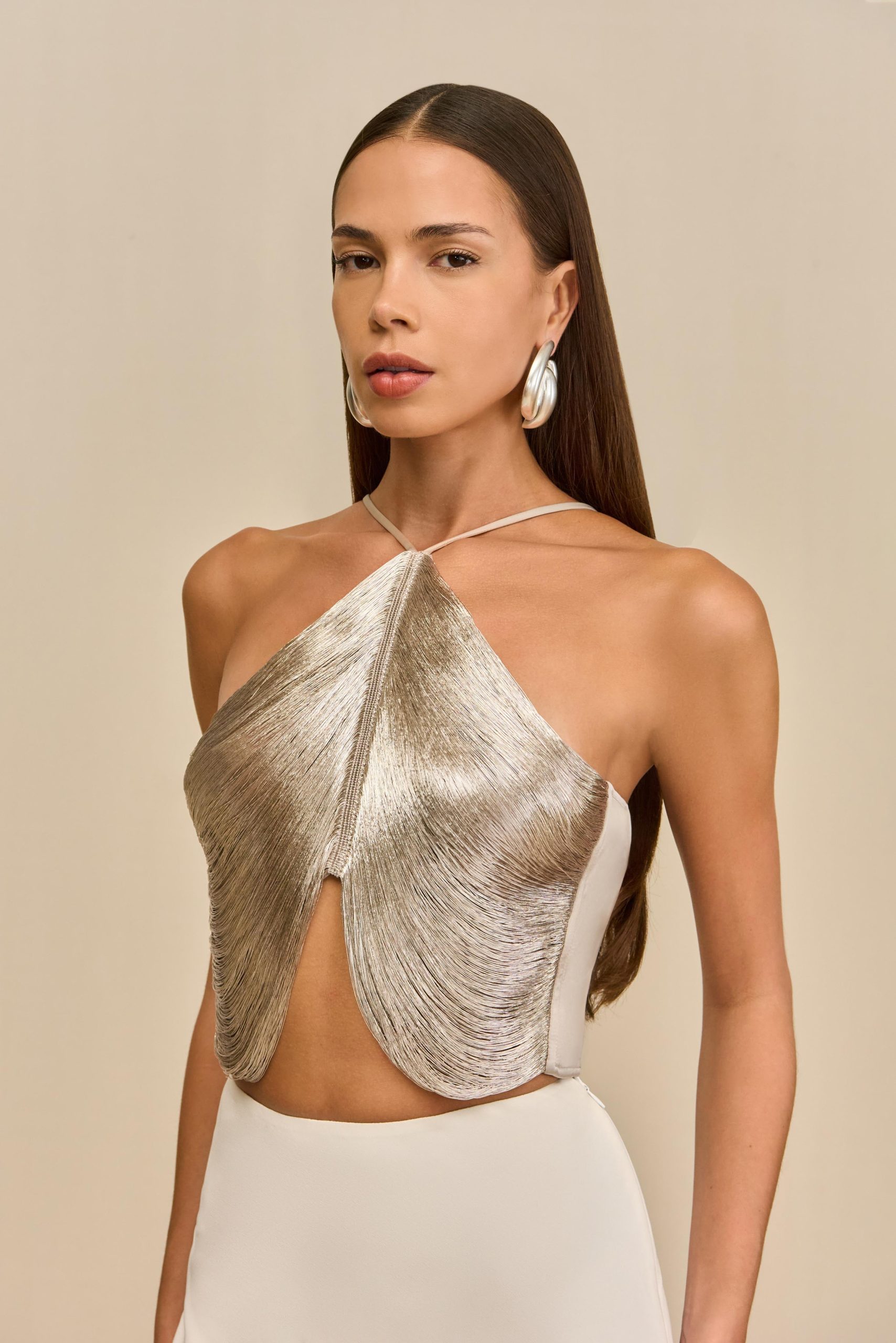 QUELLA TOP - SILVER - Image 3