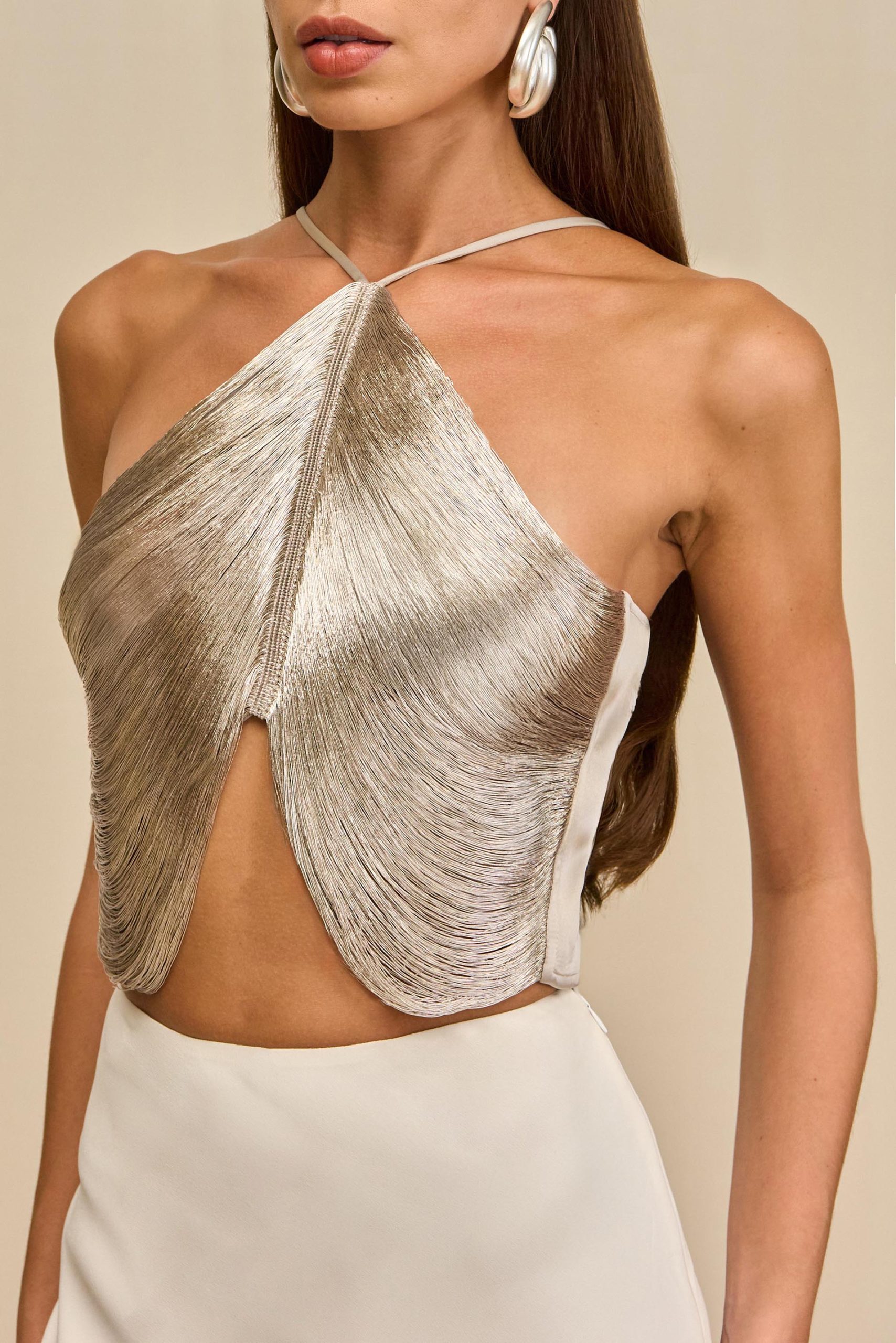 QUELLA TOP - SILVER - Image 4