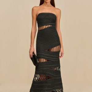 AMIRU GOWN - BLACK
