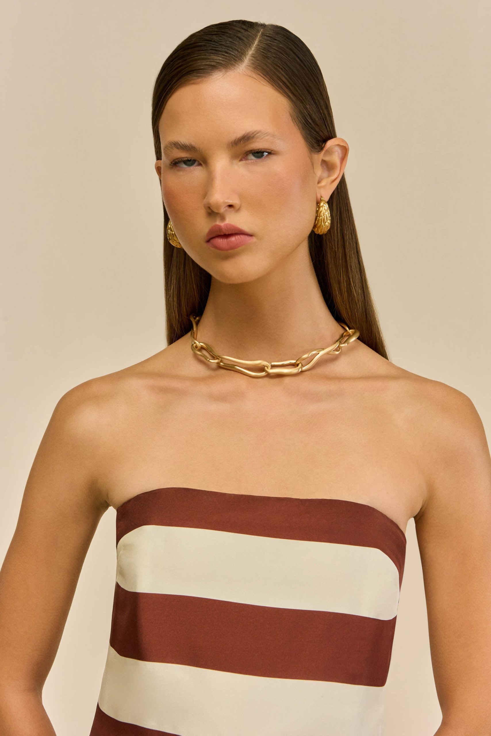 RHETT TOP - LARGE SADDLE STRIPE - Image 3