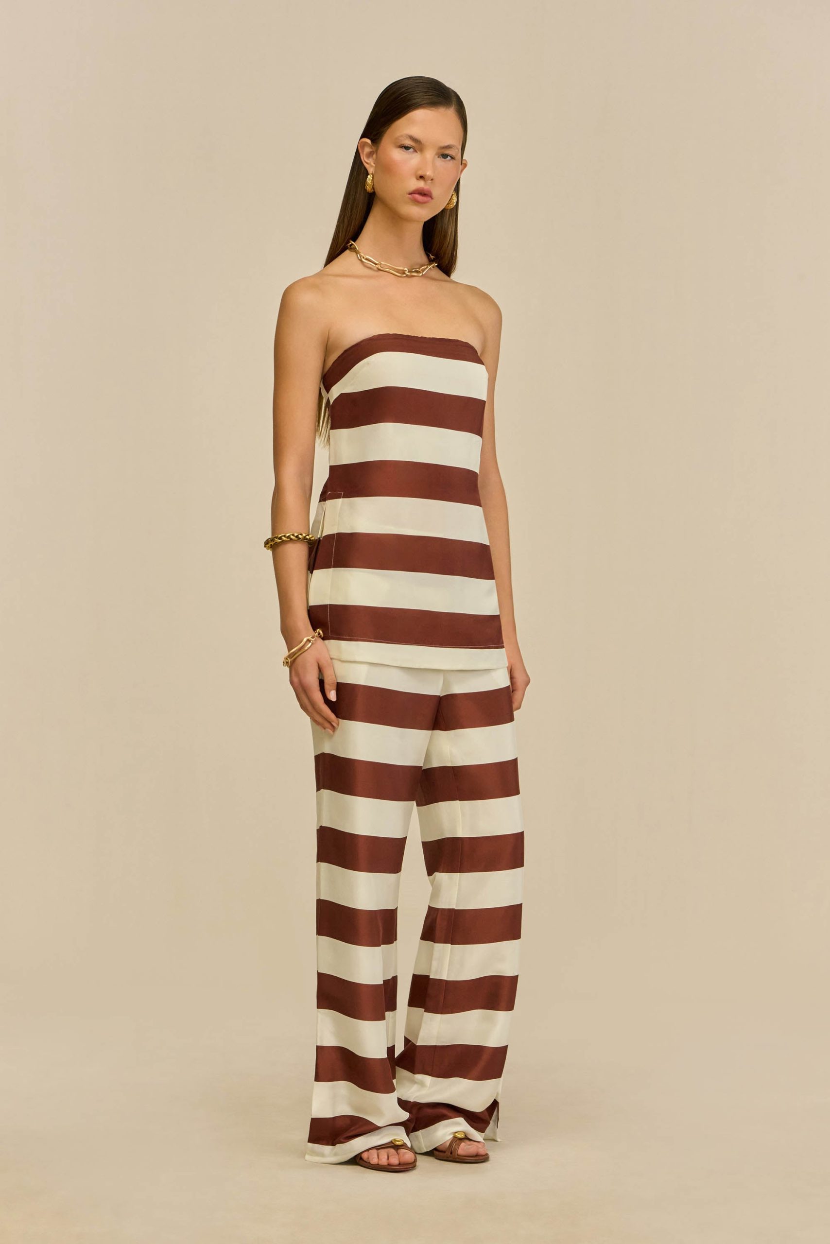 RHETT TOP - LARGE SADDLE STRIPE - Image 4