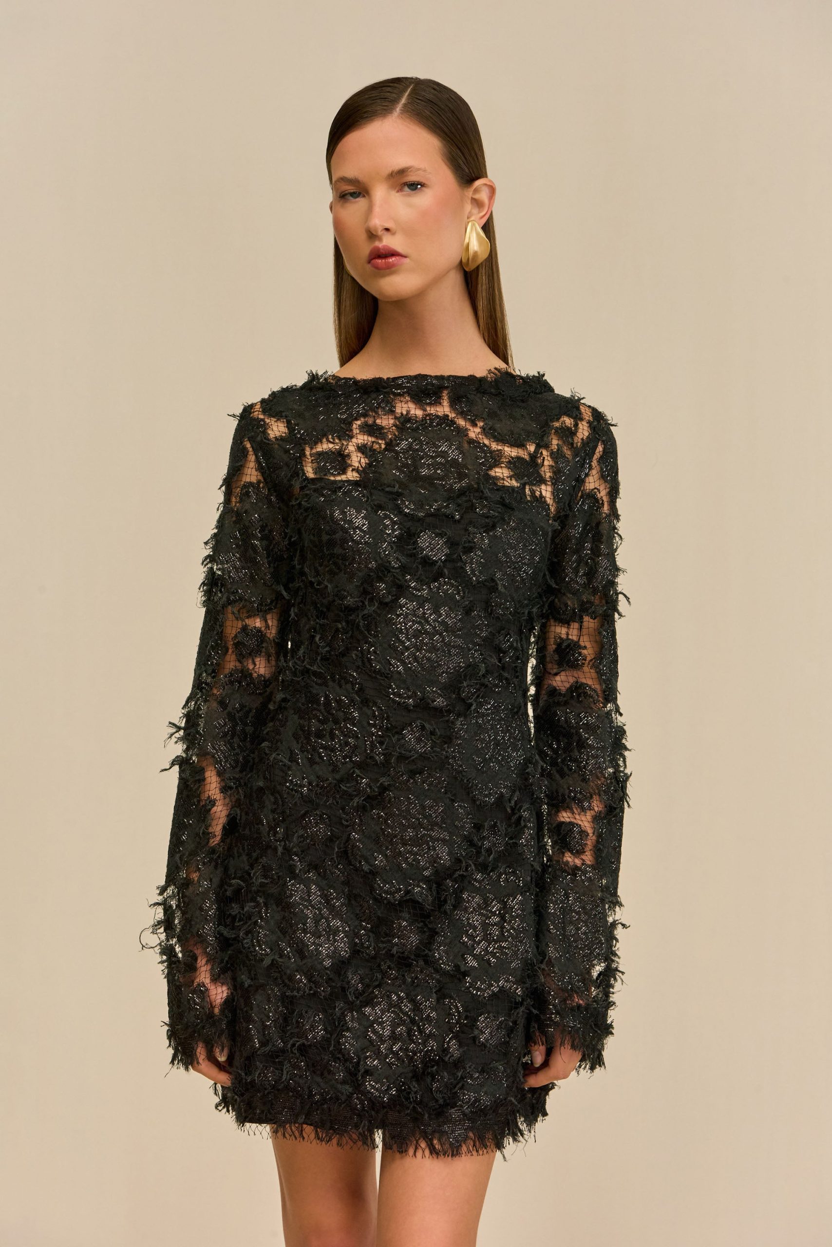 CLAUDE DRESS - BLACK - Image 2