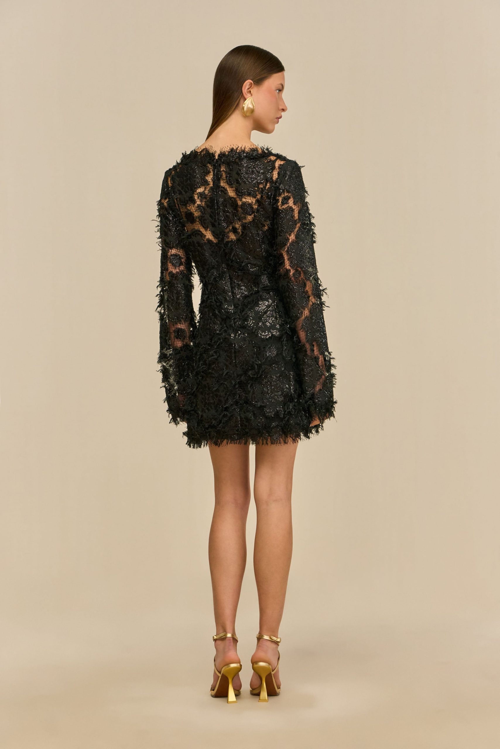 CLAUDE DRESS - BLACK - Image 6