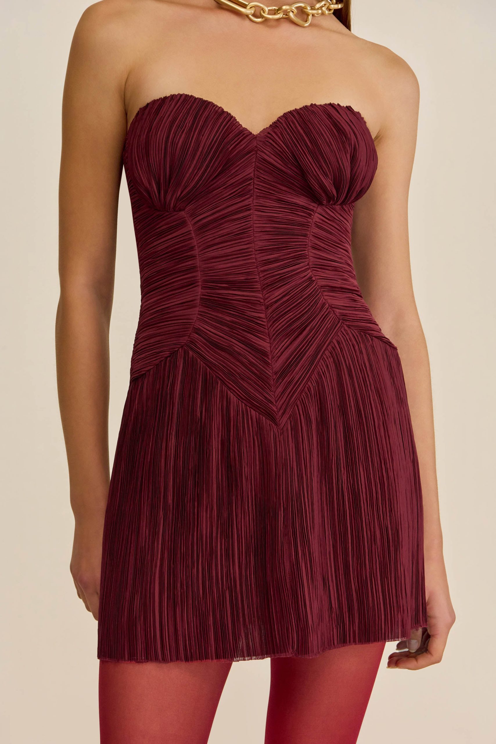 NELLA DRESS - CHIANTI - Image 2