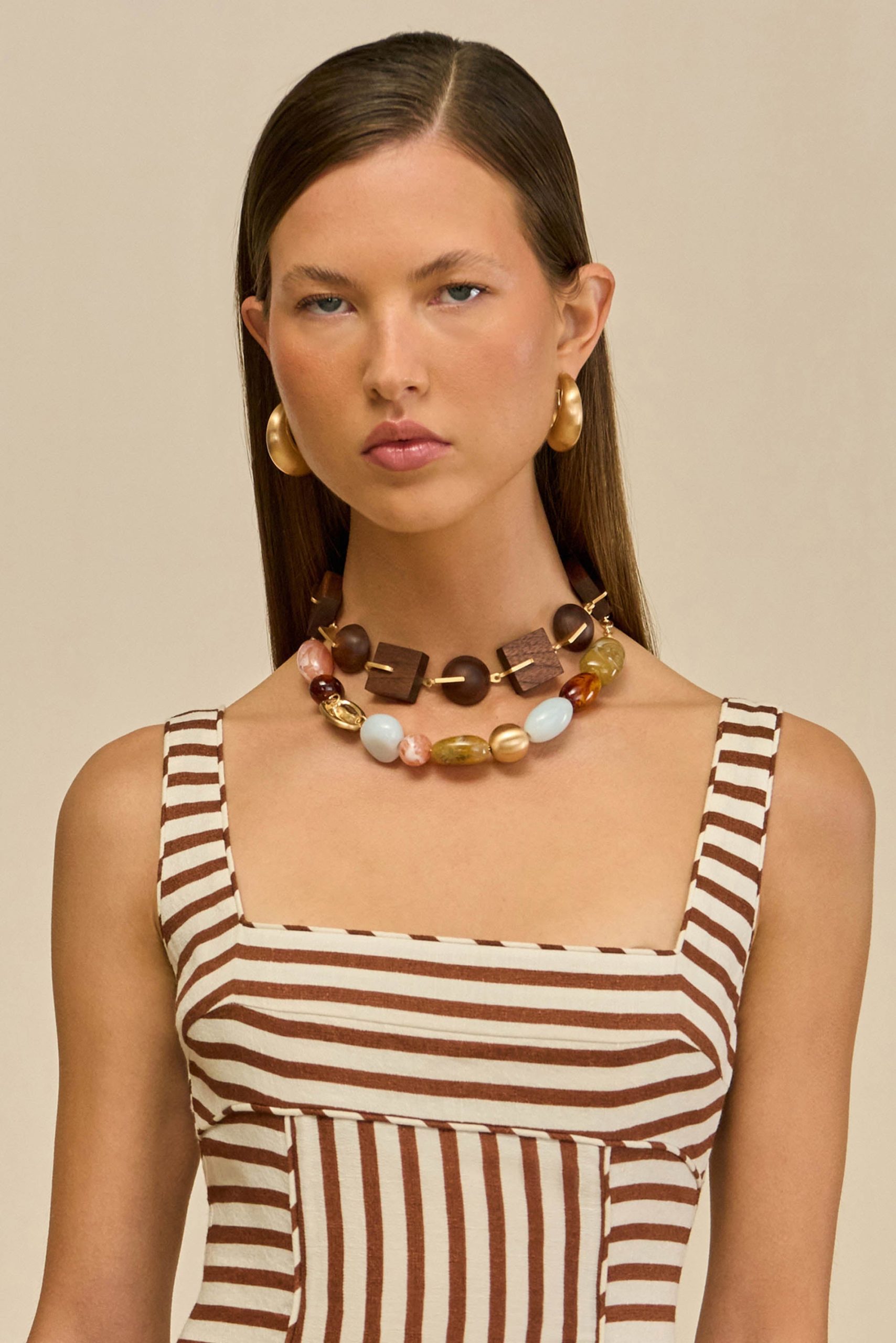 MERCIER CHOKER - SADDLE BAUBLE MULTI - Image 2