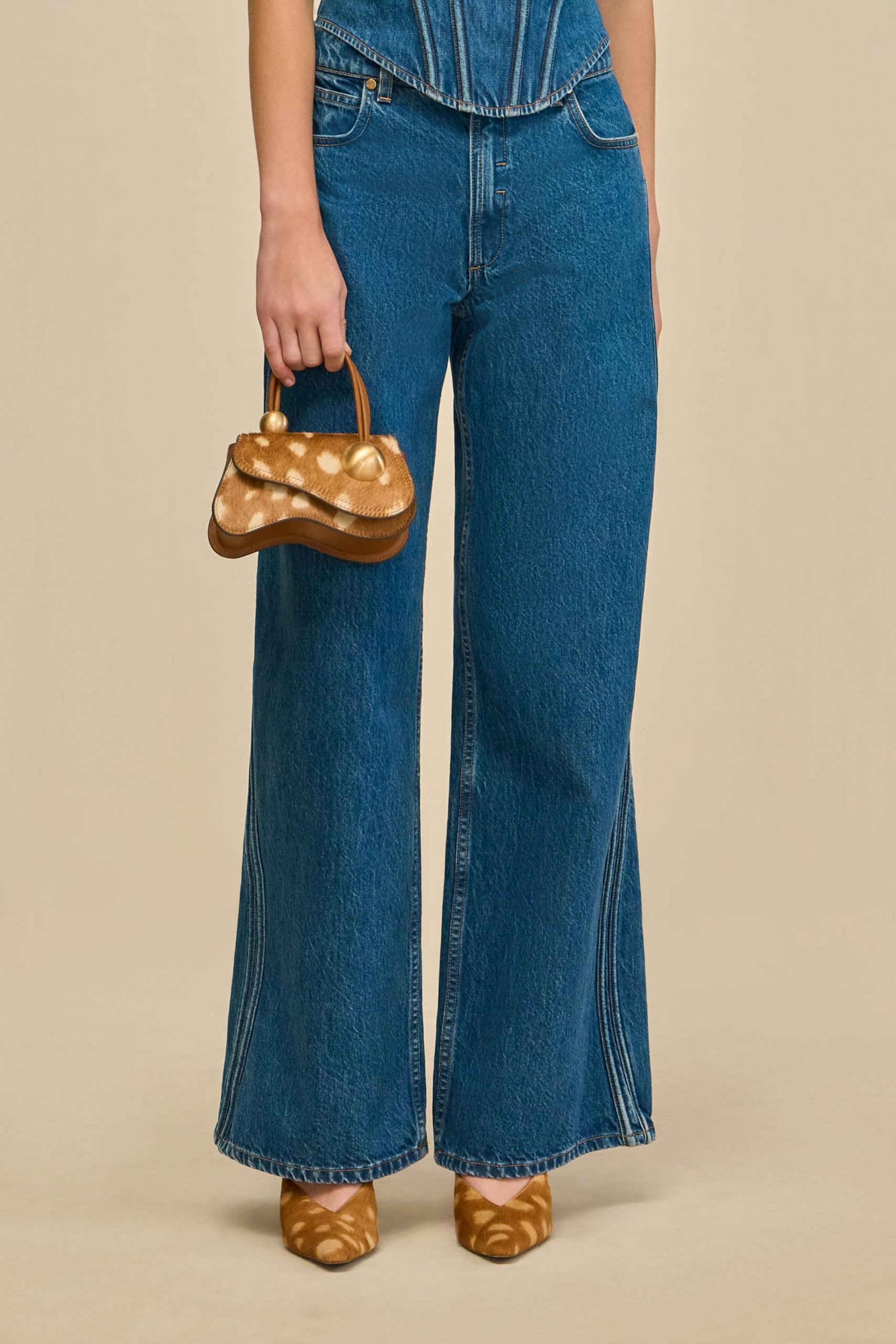 KAZIA NANO CROSSBODY BAG - CERVINO - Image 6
