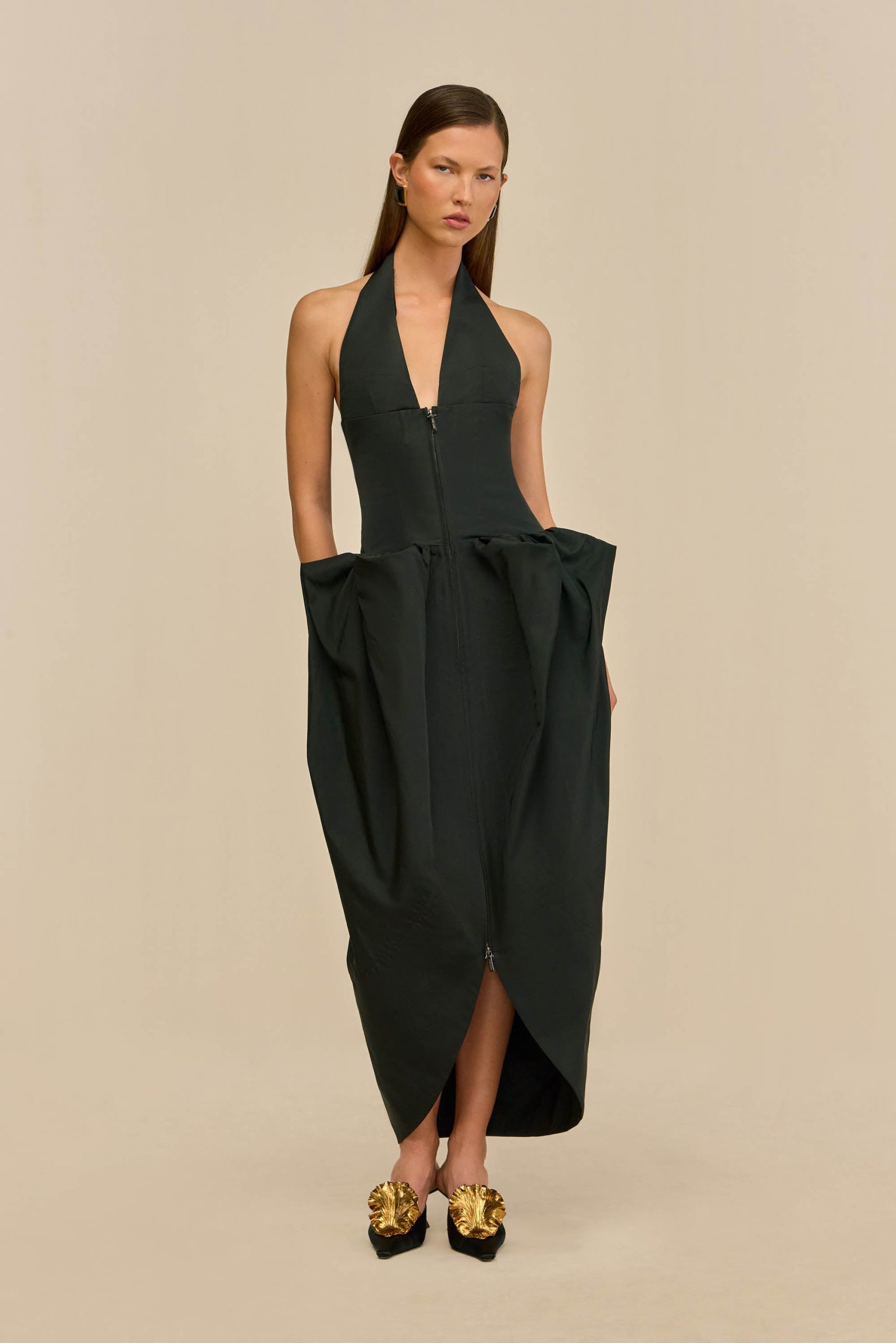 SAMYA DRESS - BLACK - Image 2