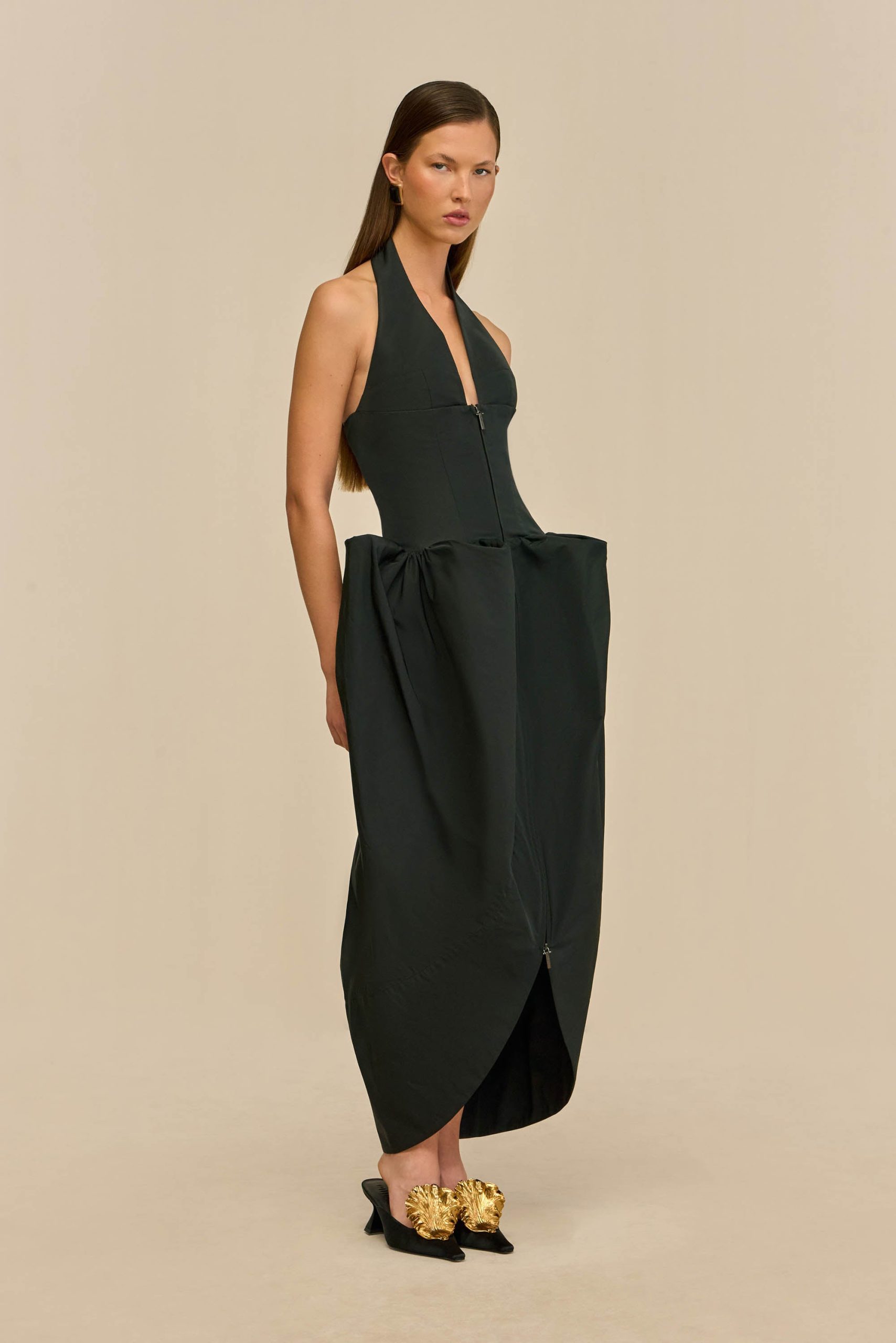 SAMYA DRESS - BLACK - Image 5
