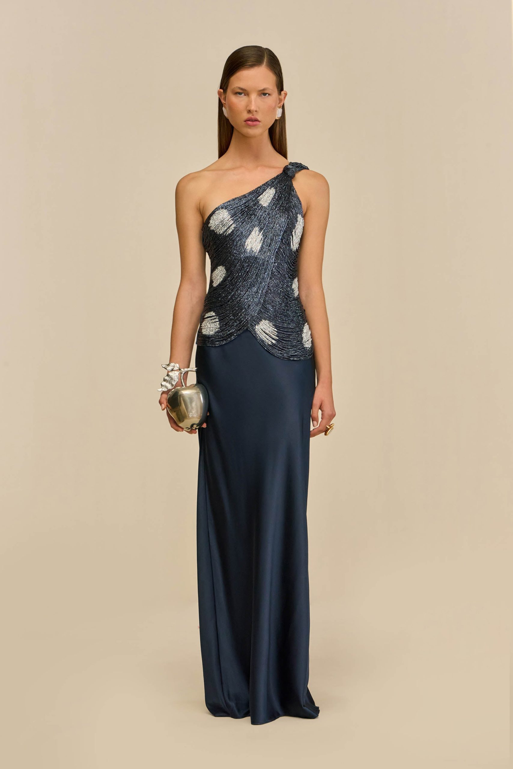 STORMIE TOP - LARGE DOT DEEP LAKE - Image 2