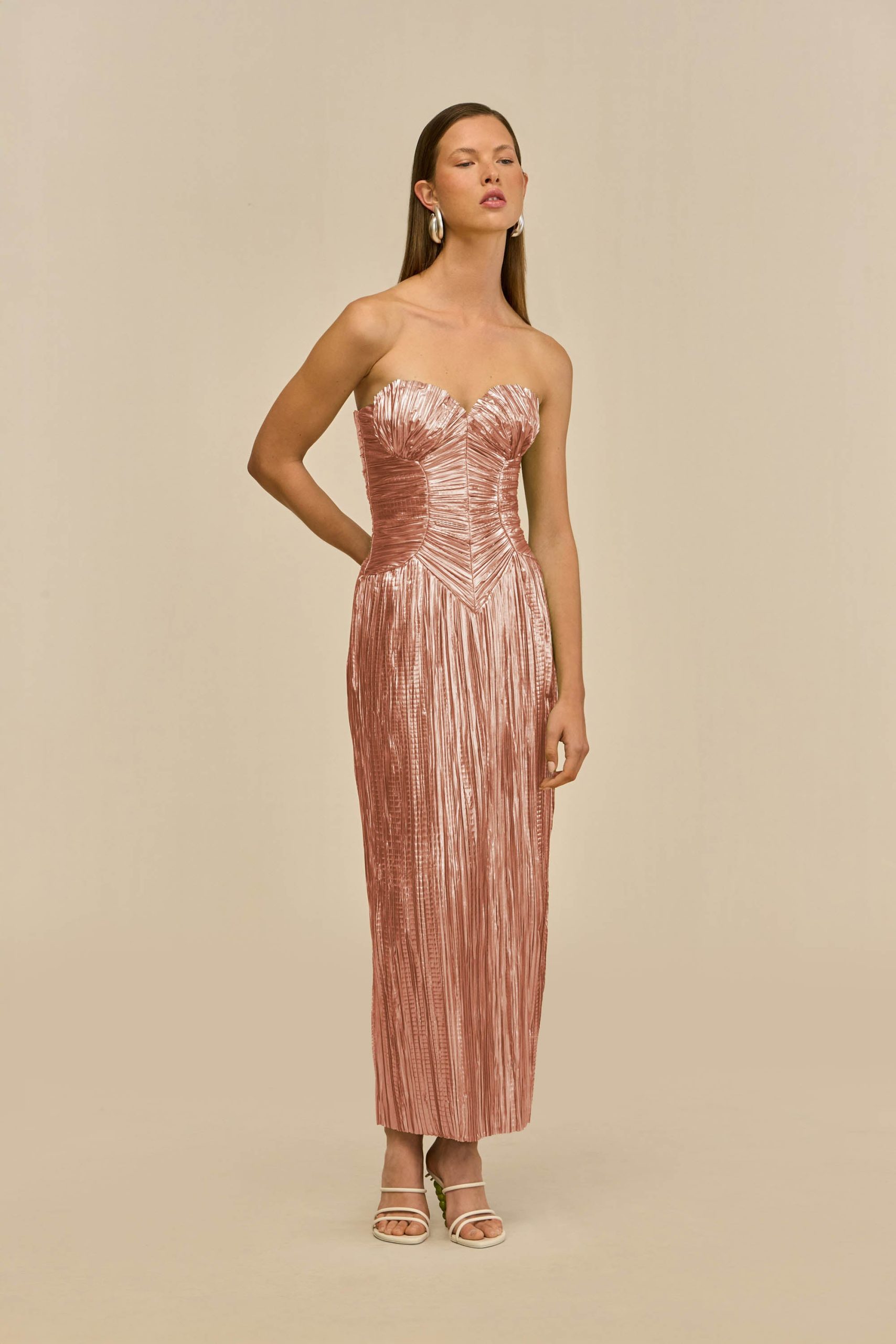 ASHIKA GOWN - PETAL METALLIC - Image 4