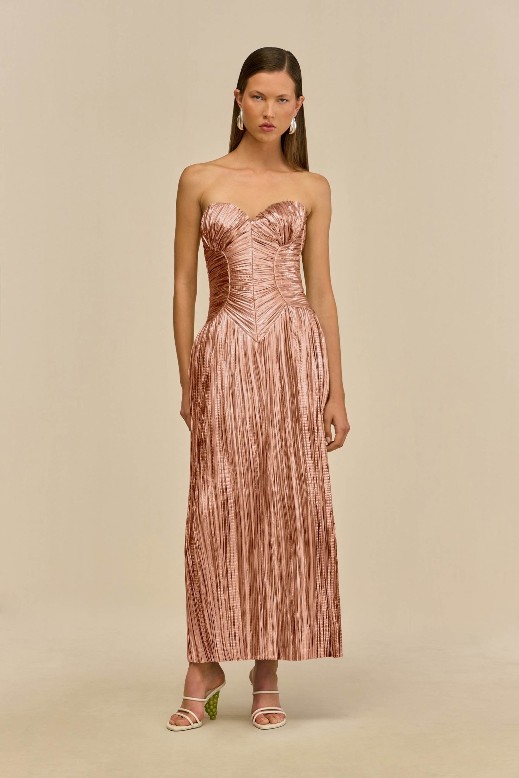 ASHIKA GOWN - PETAL METALLIC - Image 2