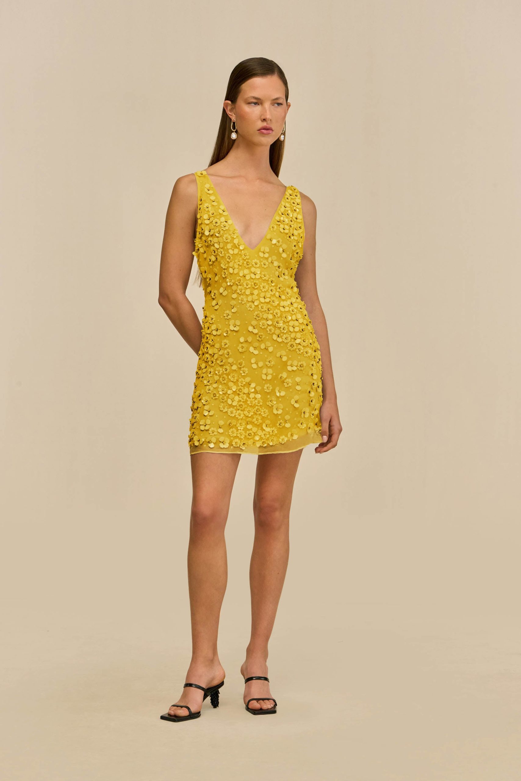 SAPPHIRA DRESS - CANARY - Image 3